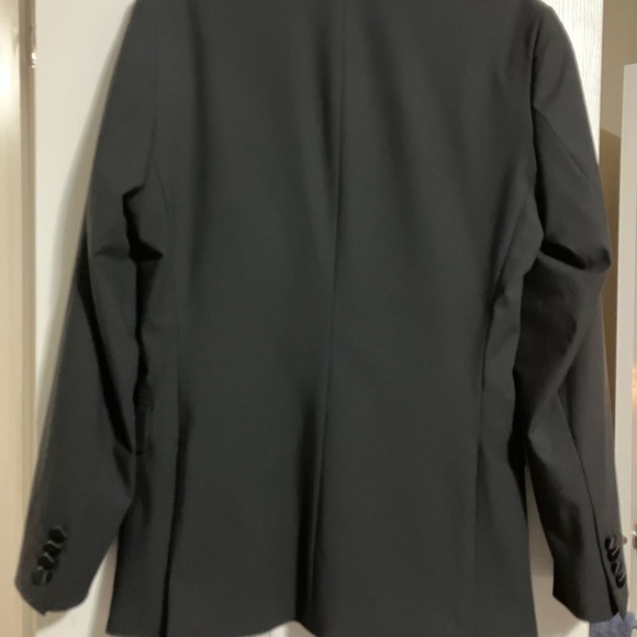 jf j.ferrar Black Tuxedo Slim Fit Notched Lapel - Picture 3 of 5